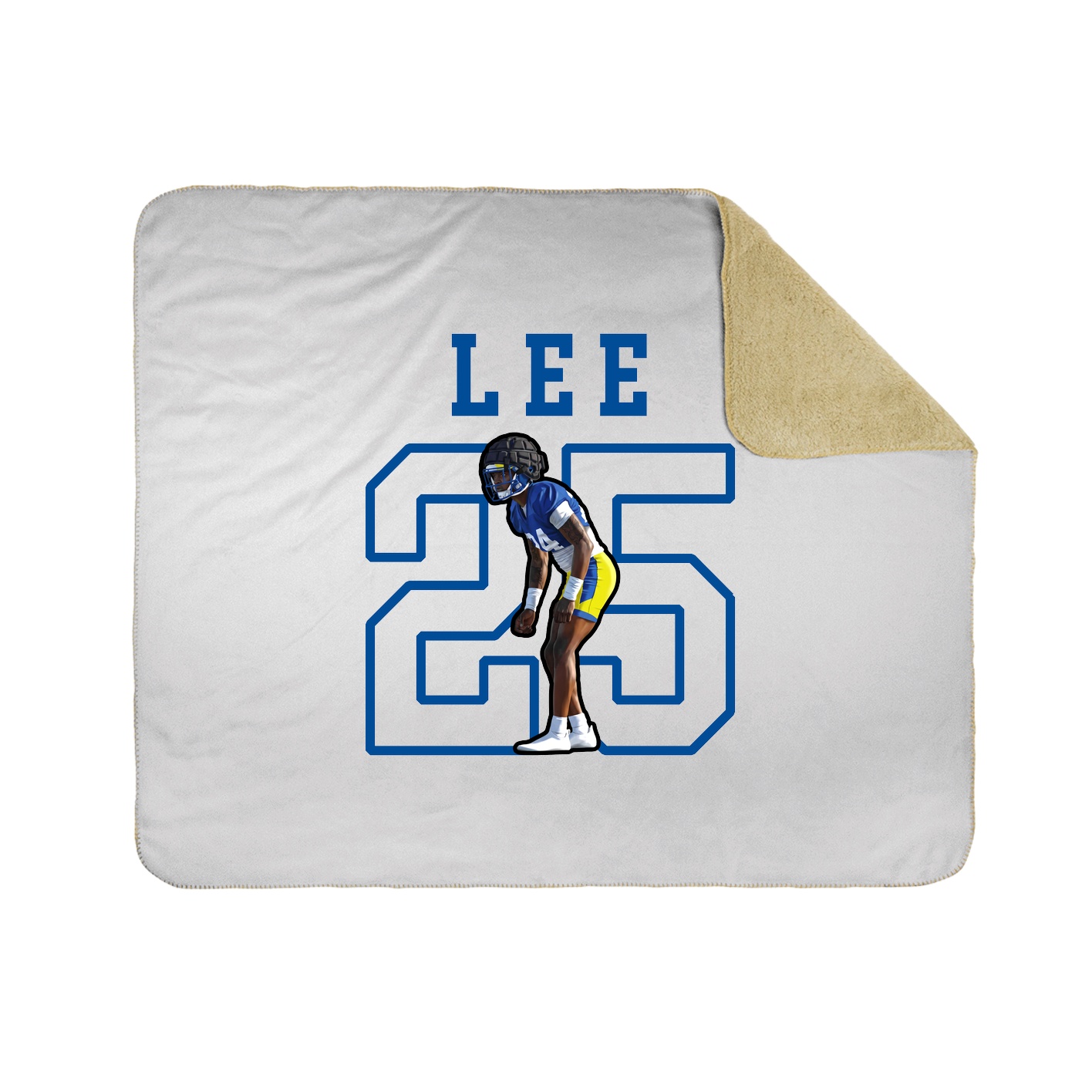 50x60 Sherpa Lined Throw Blanket