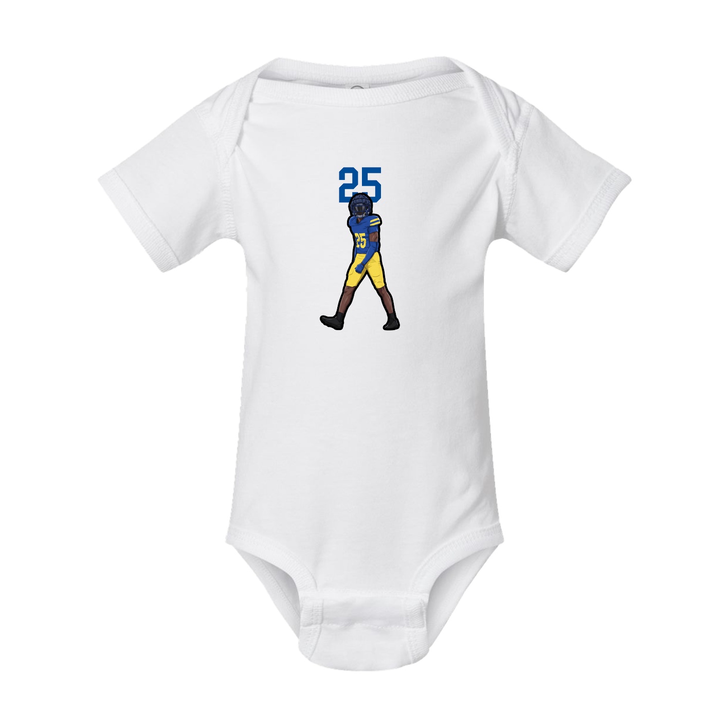 Baby Onesie — Number Top in White