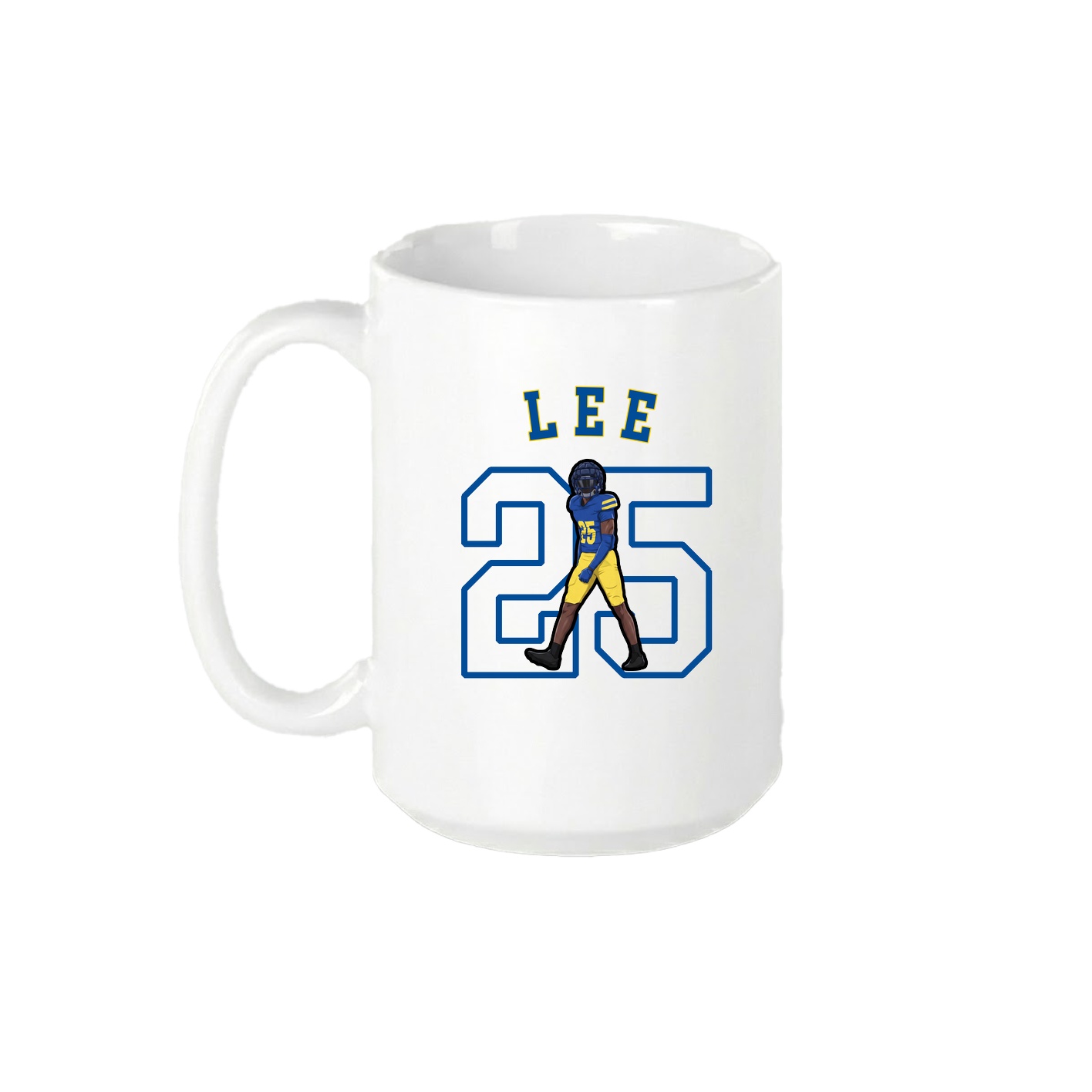 15oz Coffee Mug — Shirsey Arch in White