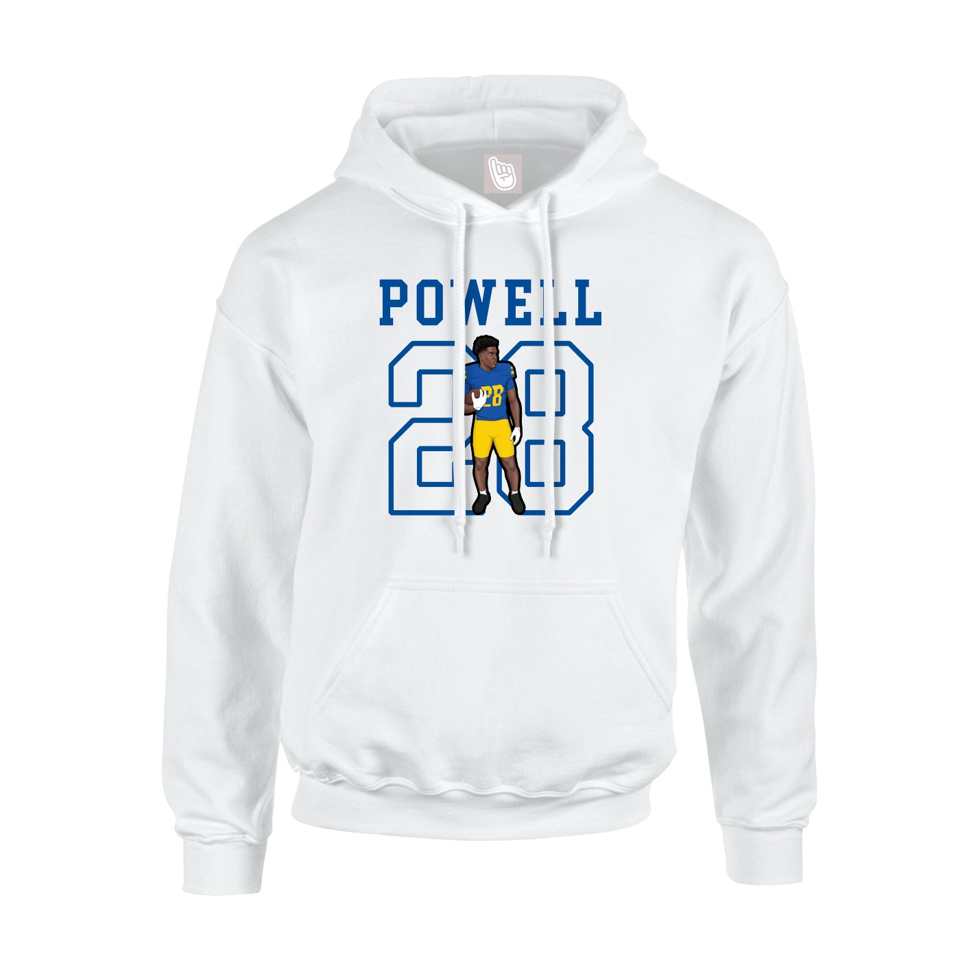 Hoodie — Shirsey in White