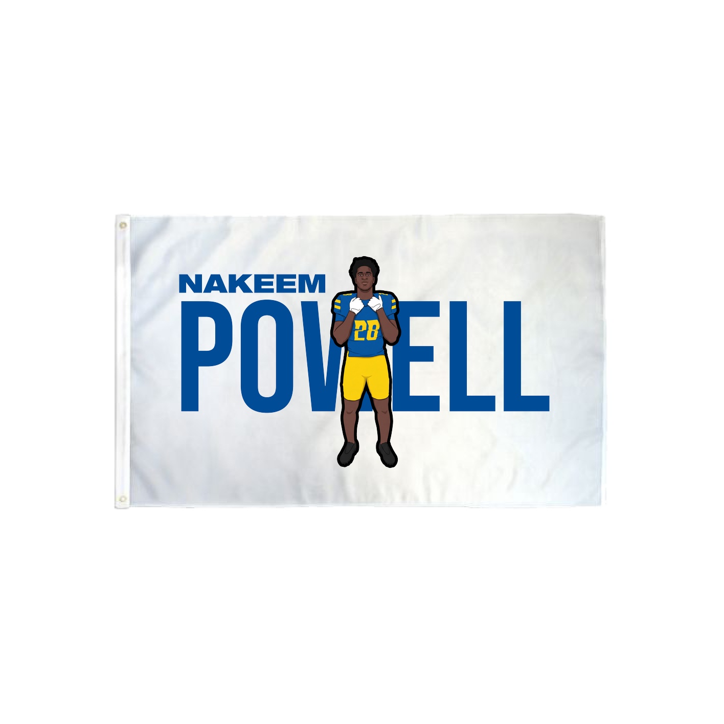 3x5 Flag — Player Name in Classic