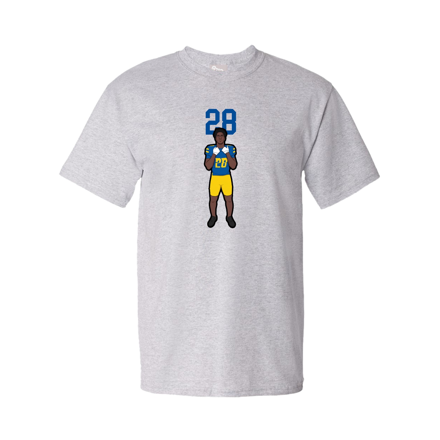 Tee — Number Top in Grey