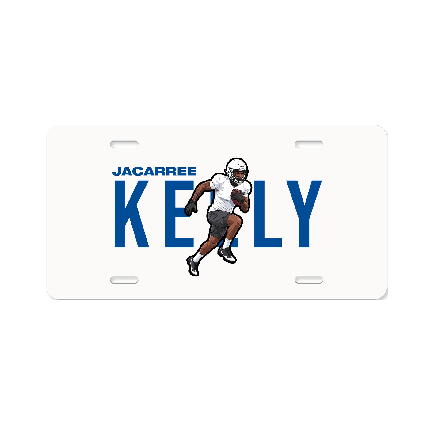 License Plate — Player Name in Classic
