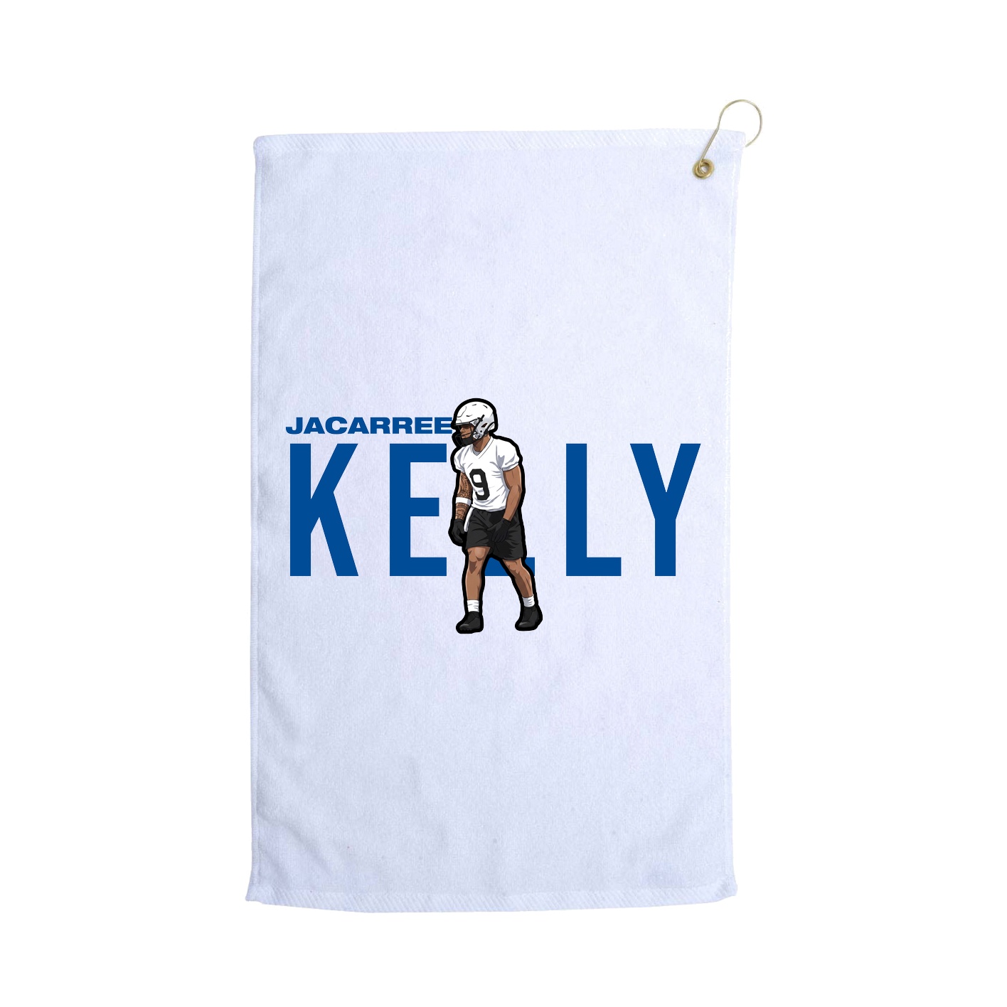 Golf Towel — Player Name in White