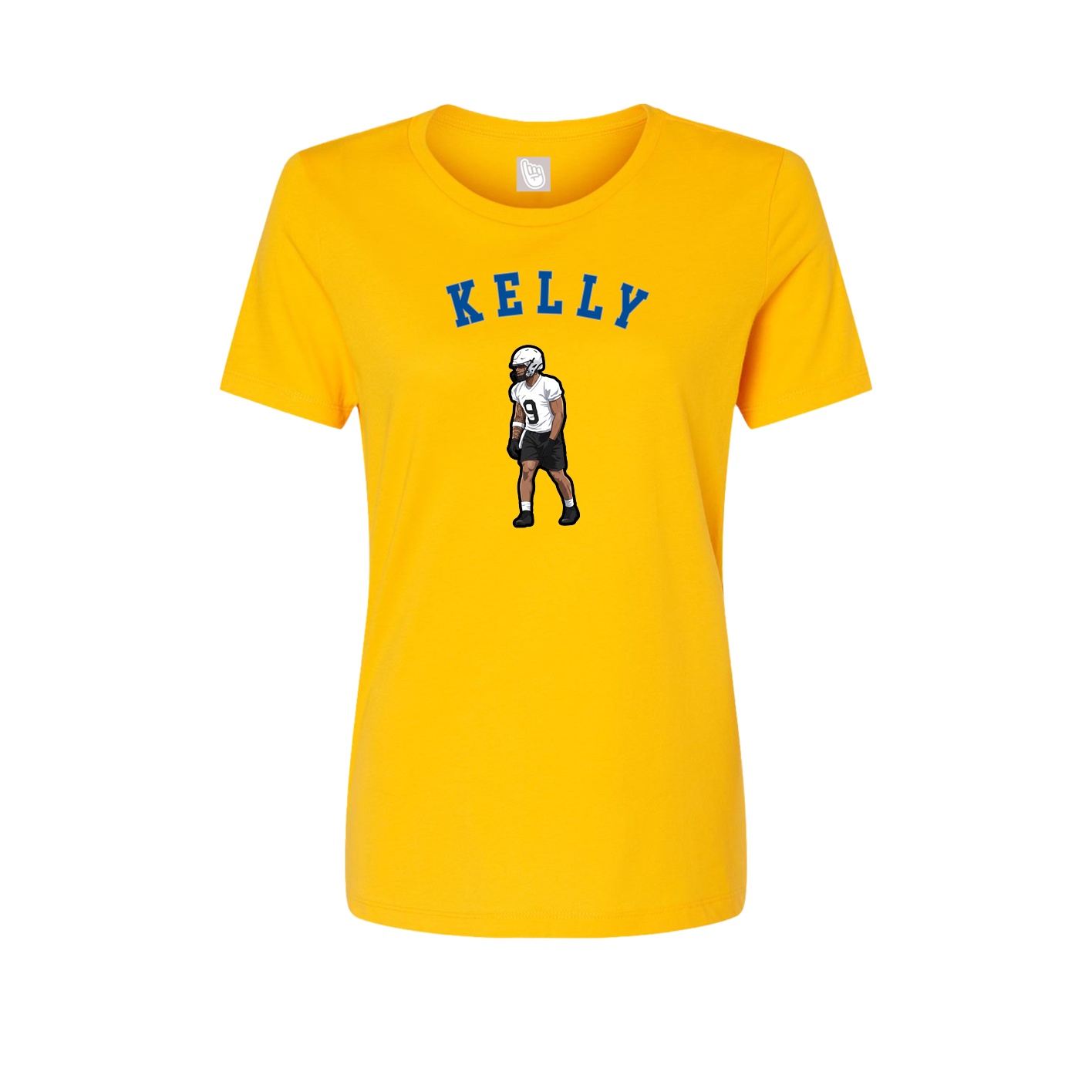 Fitted Women's Tee — Shirsey Arch in Gold
