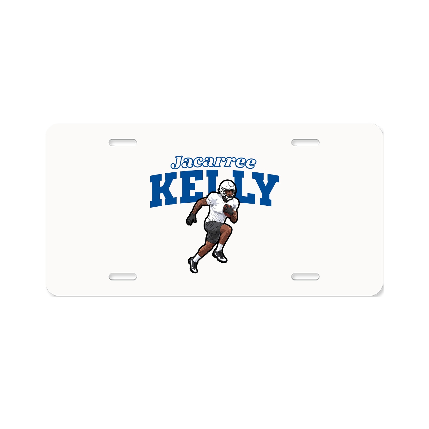 License Plate — Name Arch in Classic