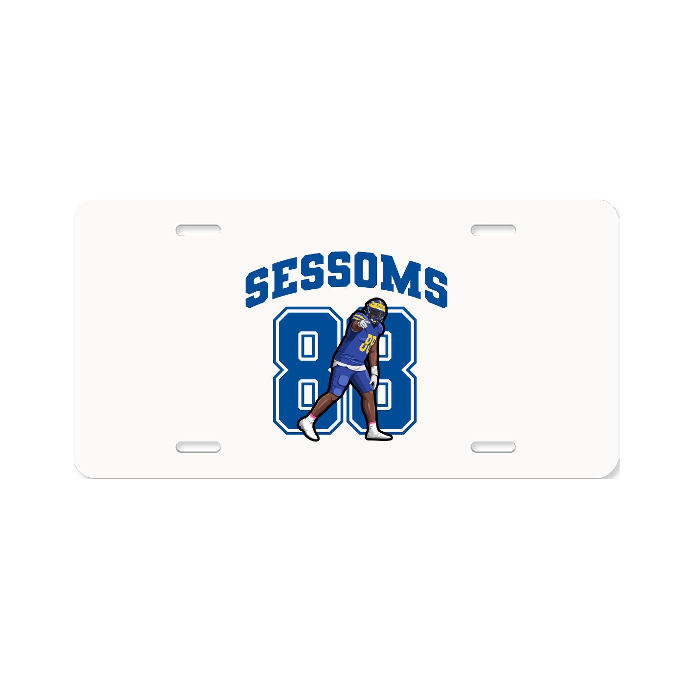 License Plate — Number in Classic