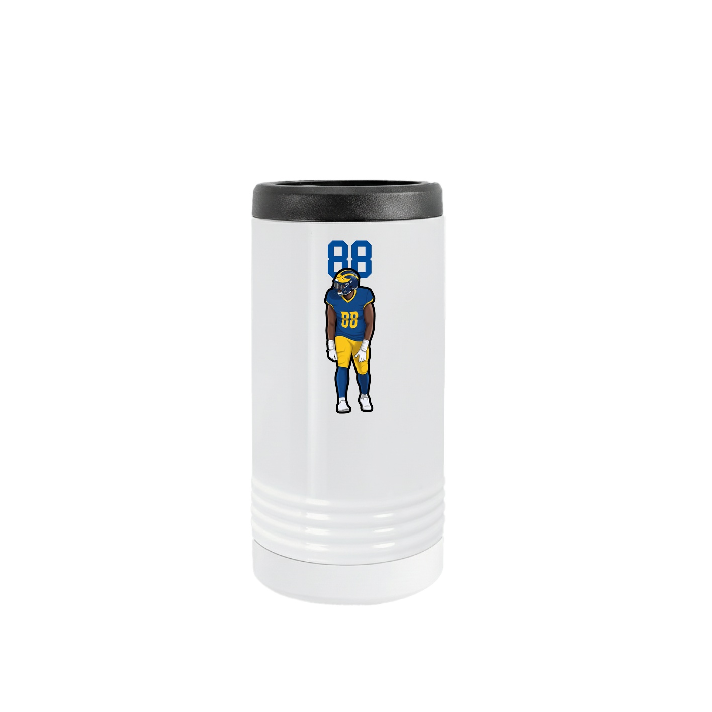 Slim Beverage Holder — Number Top in White
