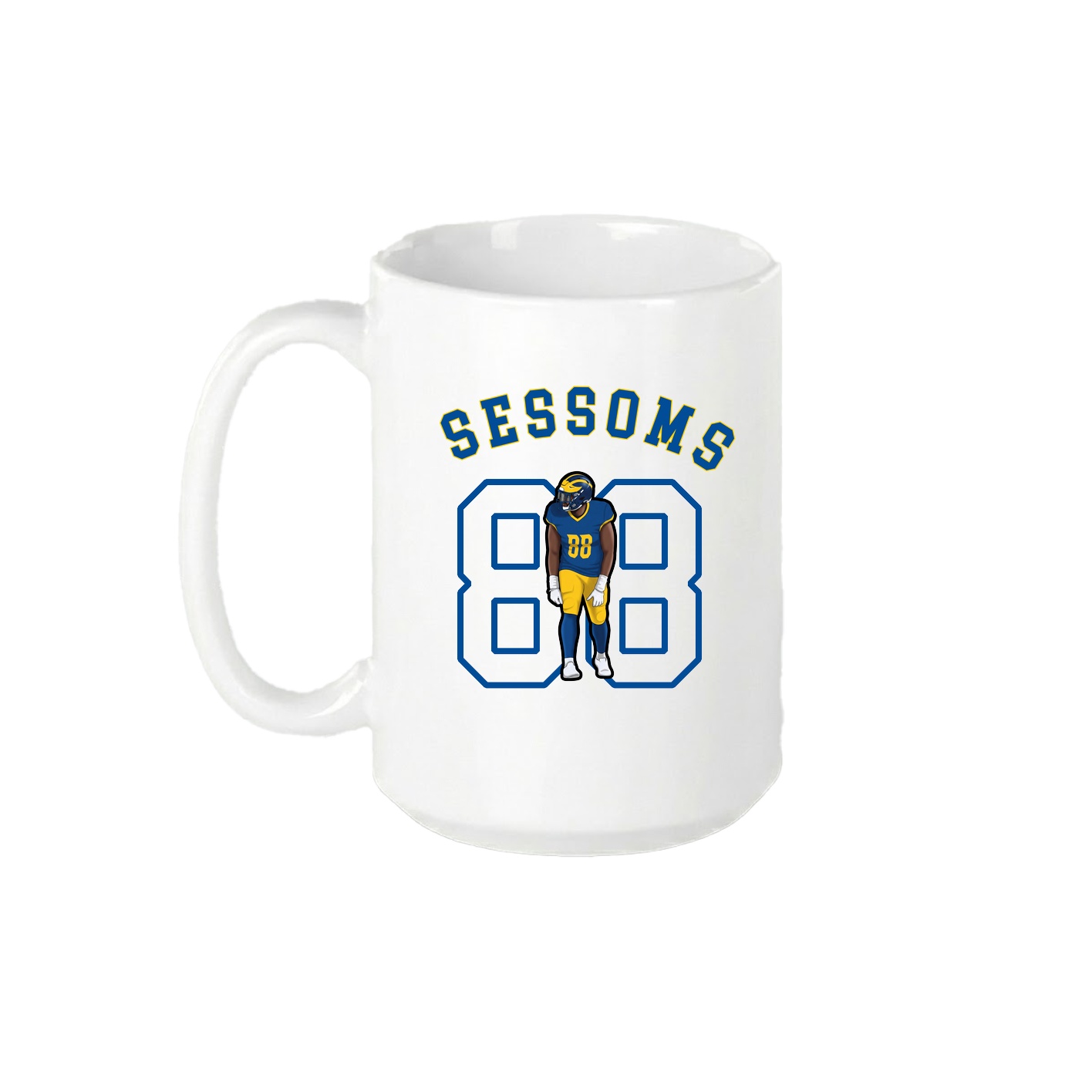 15oz Coffee Mug — Shirsey Arch in White