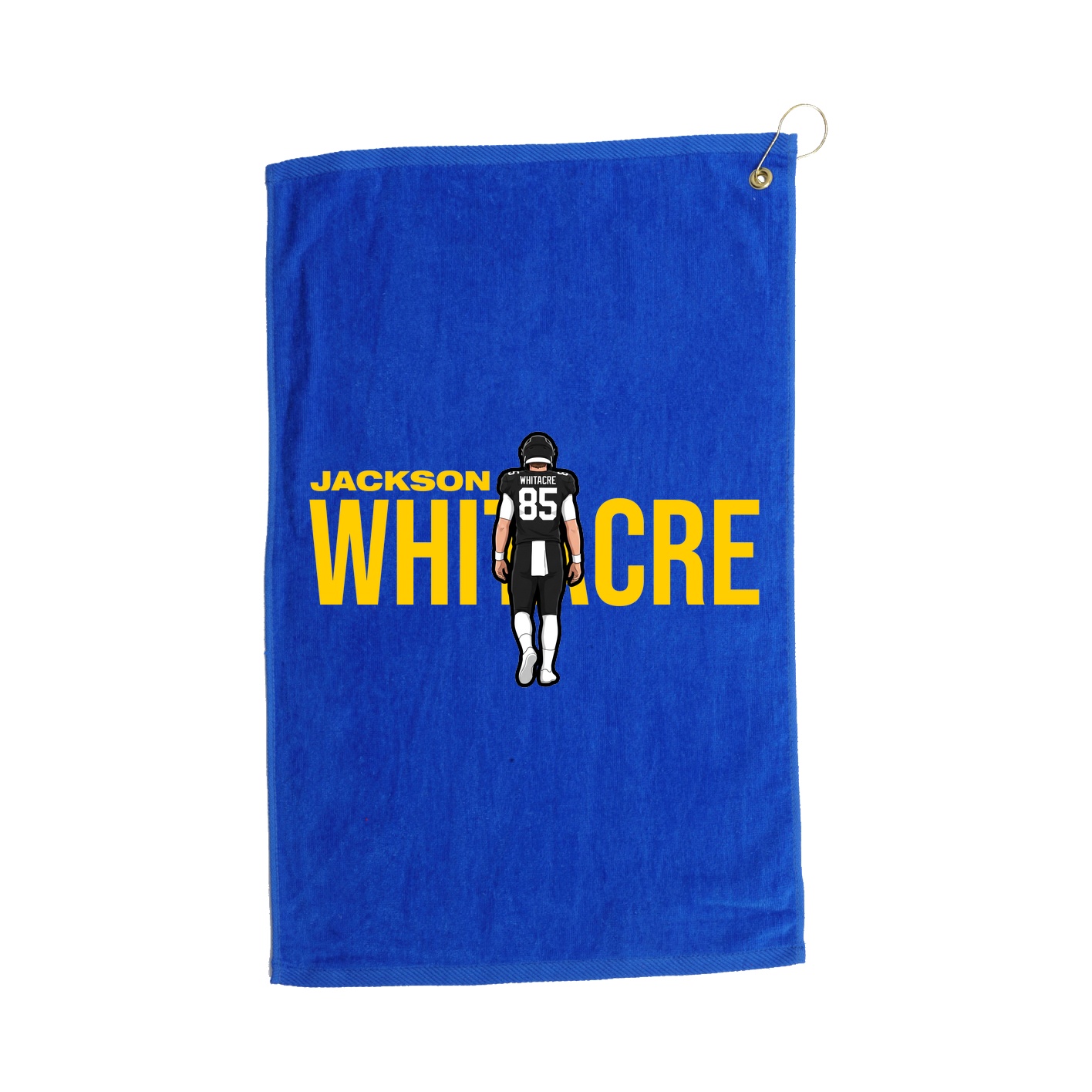 Golf Towel — Player Name in Royal
