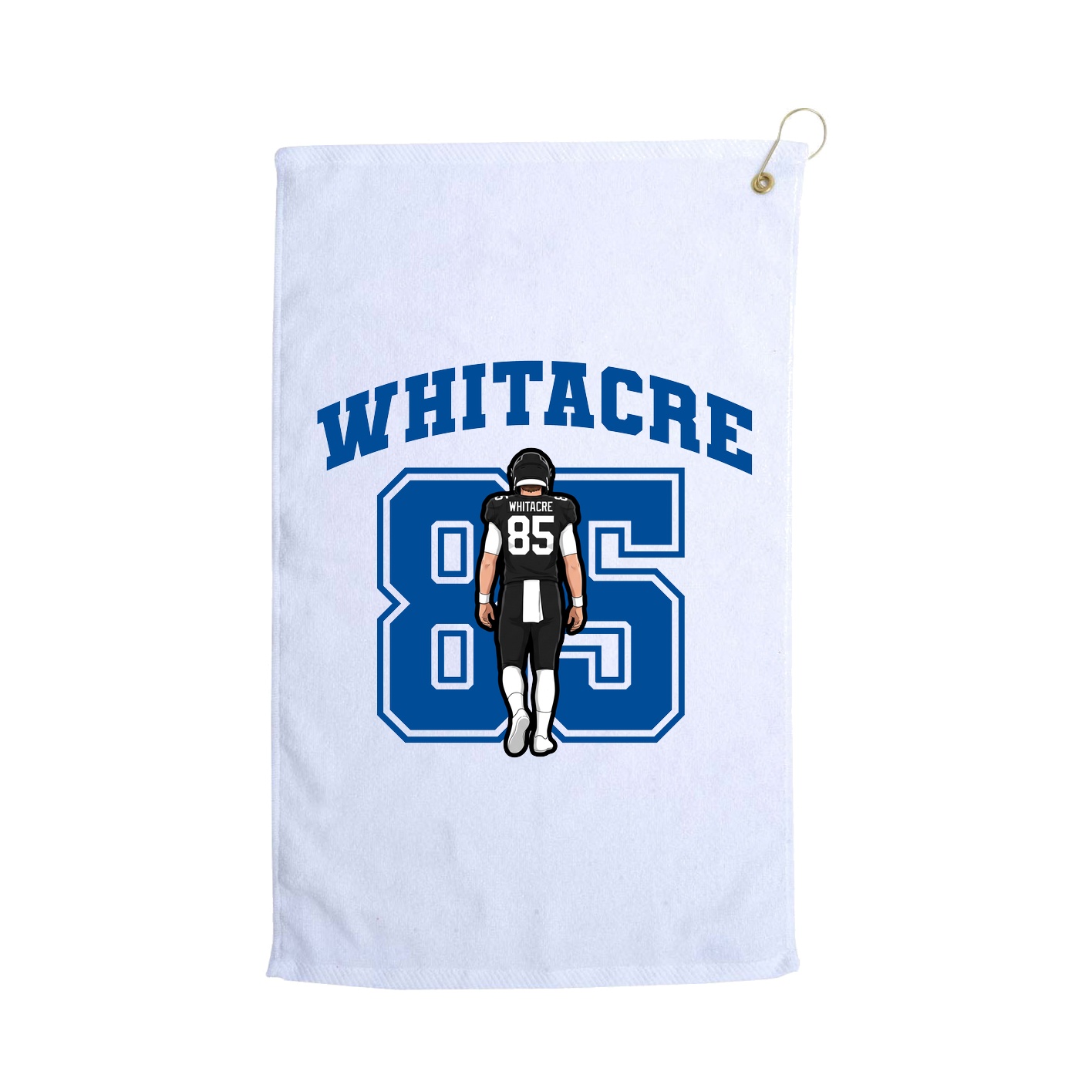 Golf Towel — Number in White