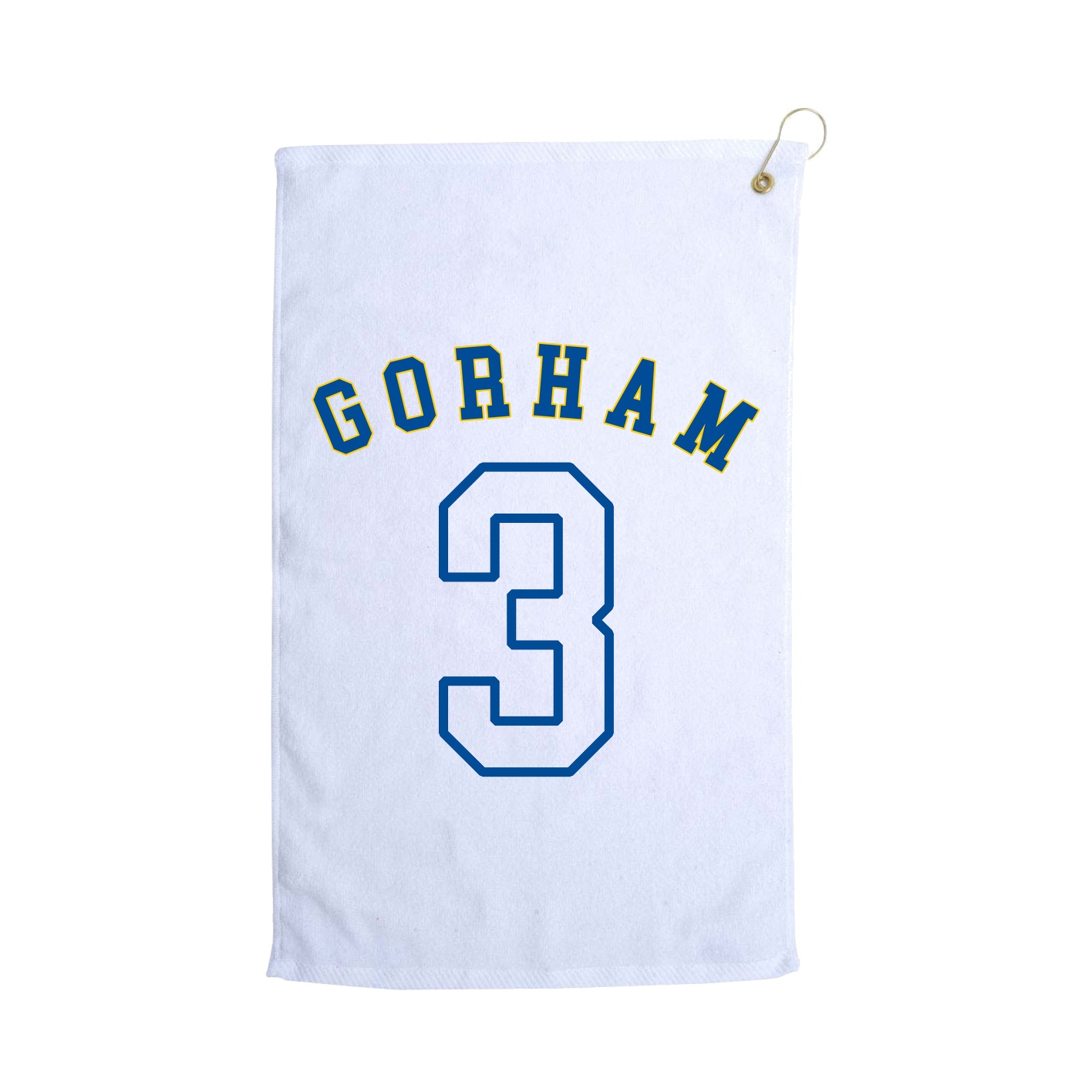 Golf Towel — Shirsey Arch in White