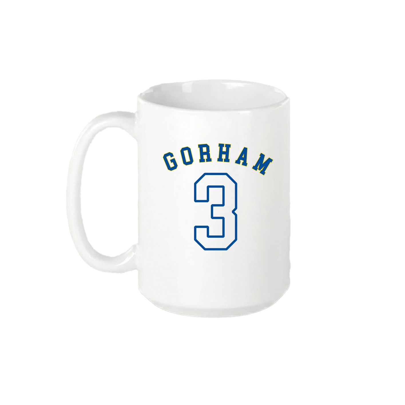 15oz Coffee Mug — Shirsey Arch in White