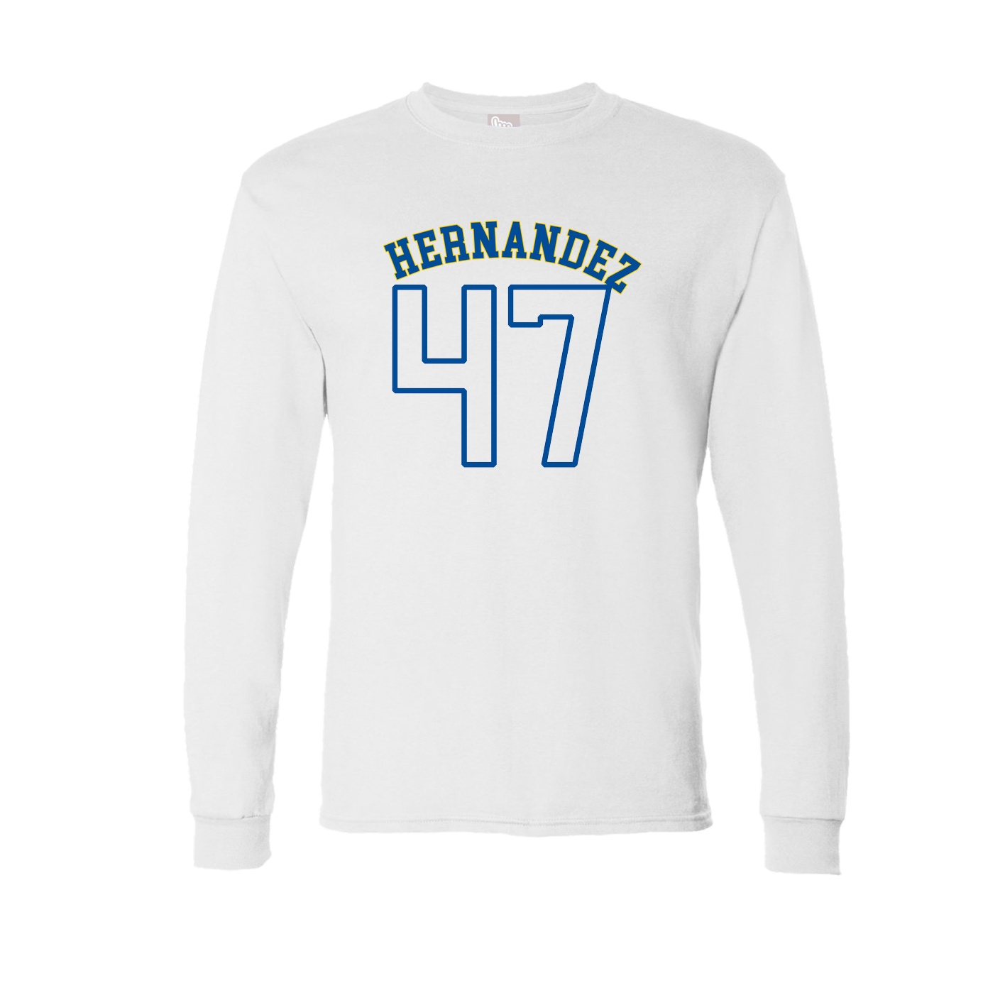 Long Sleeve Tee — Shirsey Arch in White