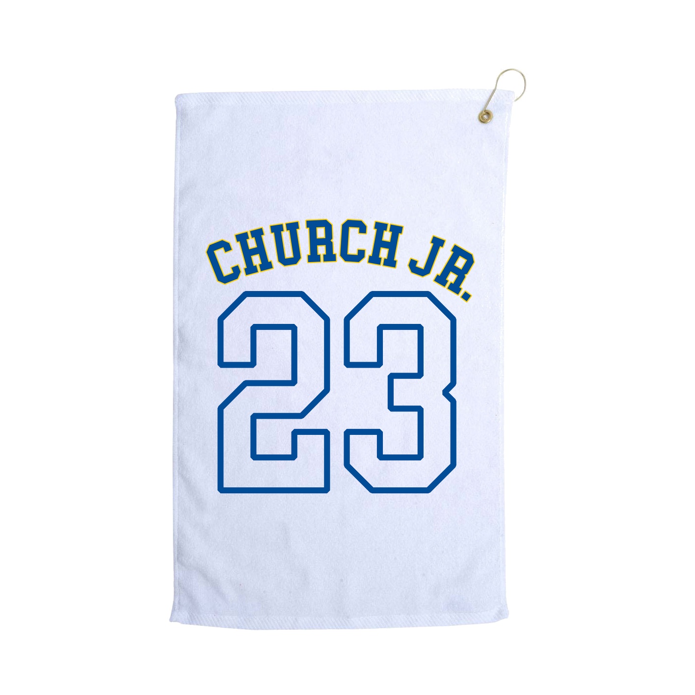 Golf Towel — Shirsey Arch in White