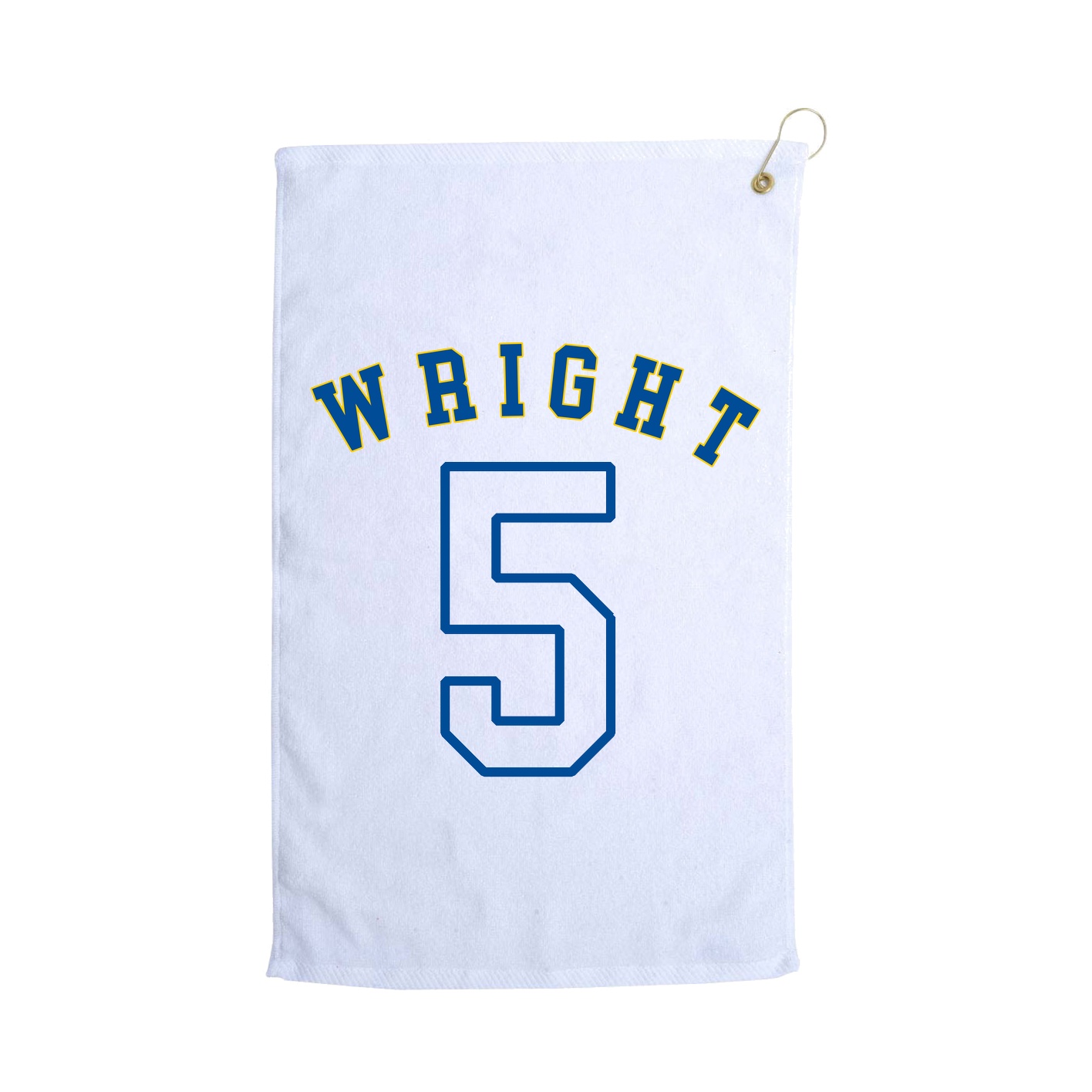 Golf Towel — Shirsey Arch in White