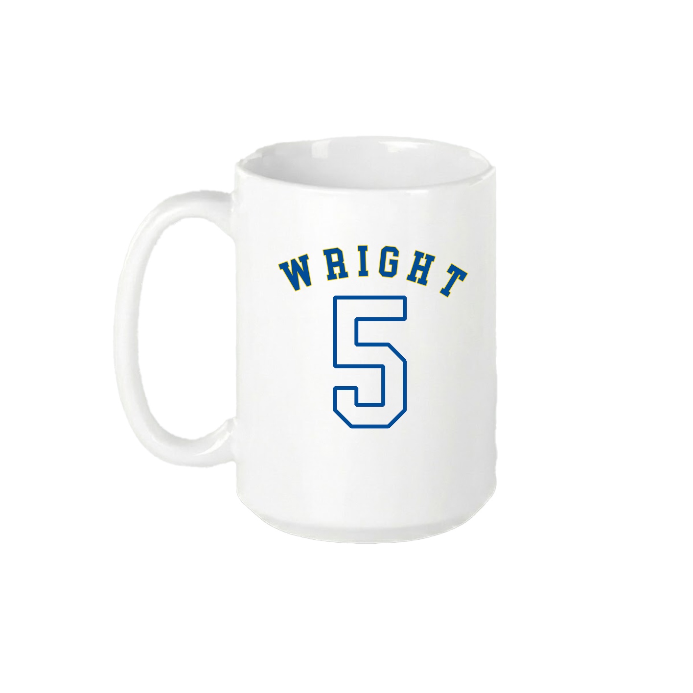 15oz Coffee Mug — Shirsey Arch in White
