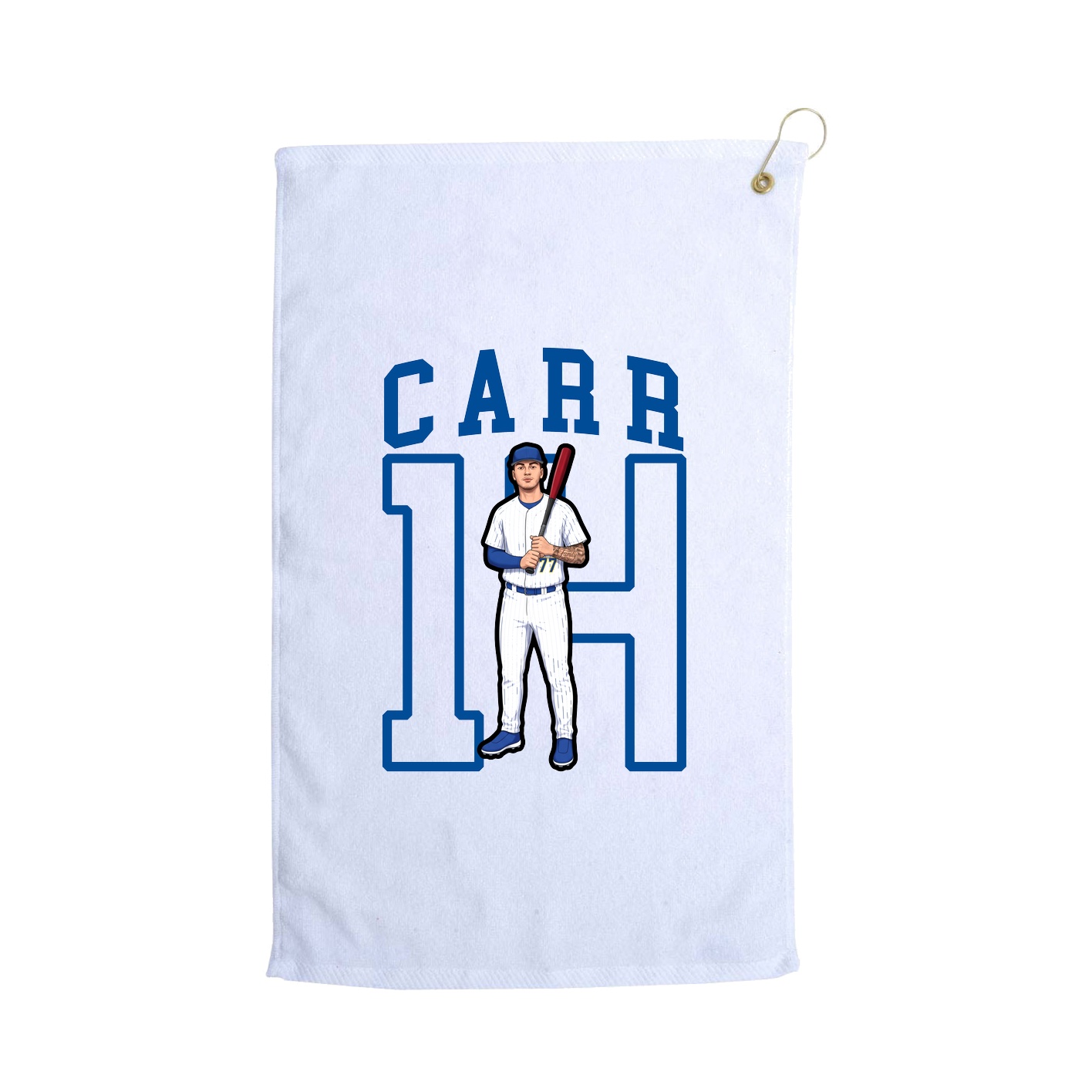 Golf Towel — Shirsey in White