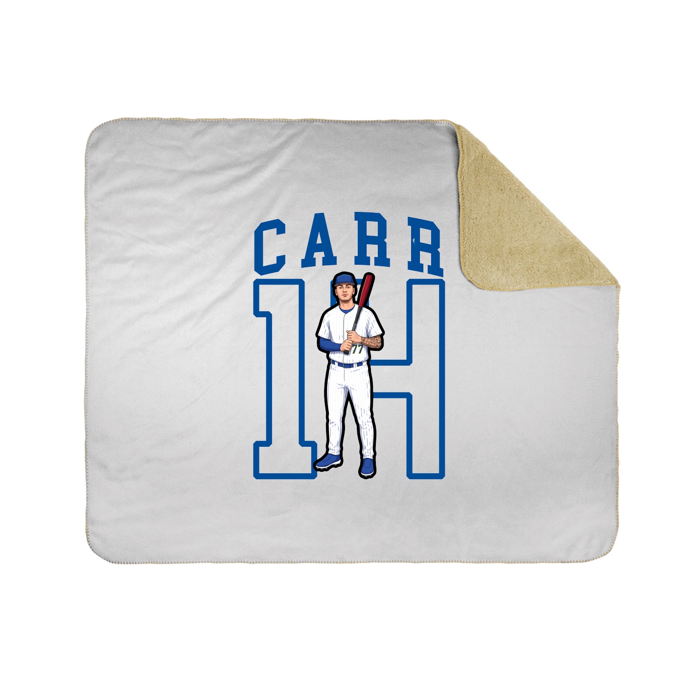 Throw Blanket — Shirsey in White