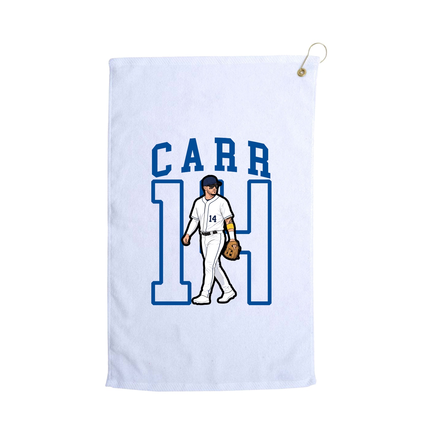 Golf Towel — Shirsey in White