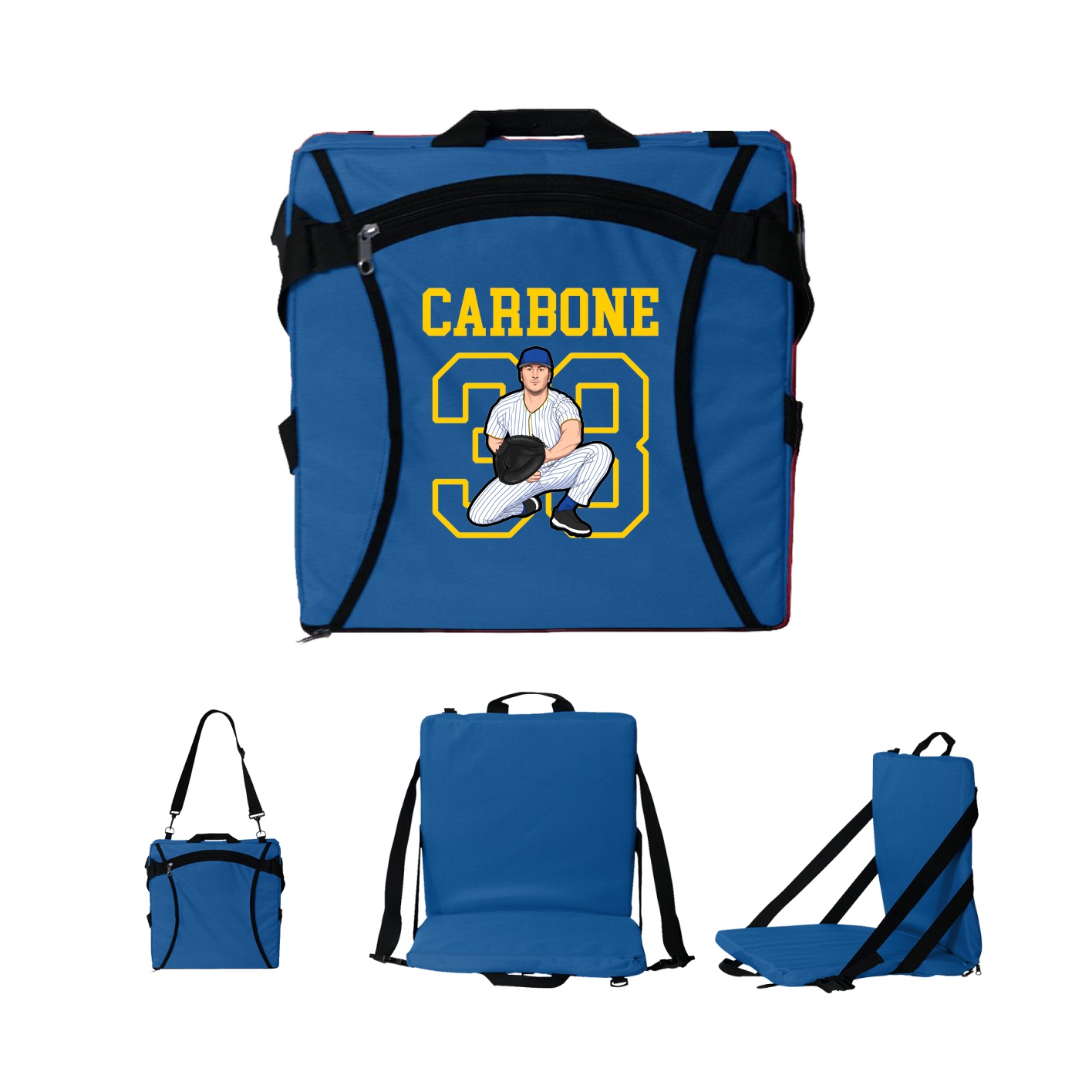 Folding Stadium Seat — Shirsey in Royal