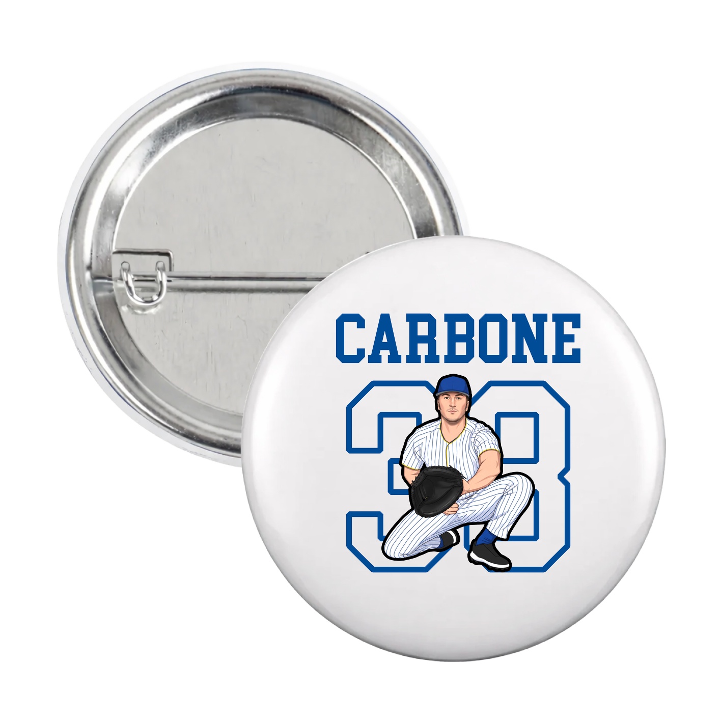 Game Day Button — Shirsey in White