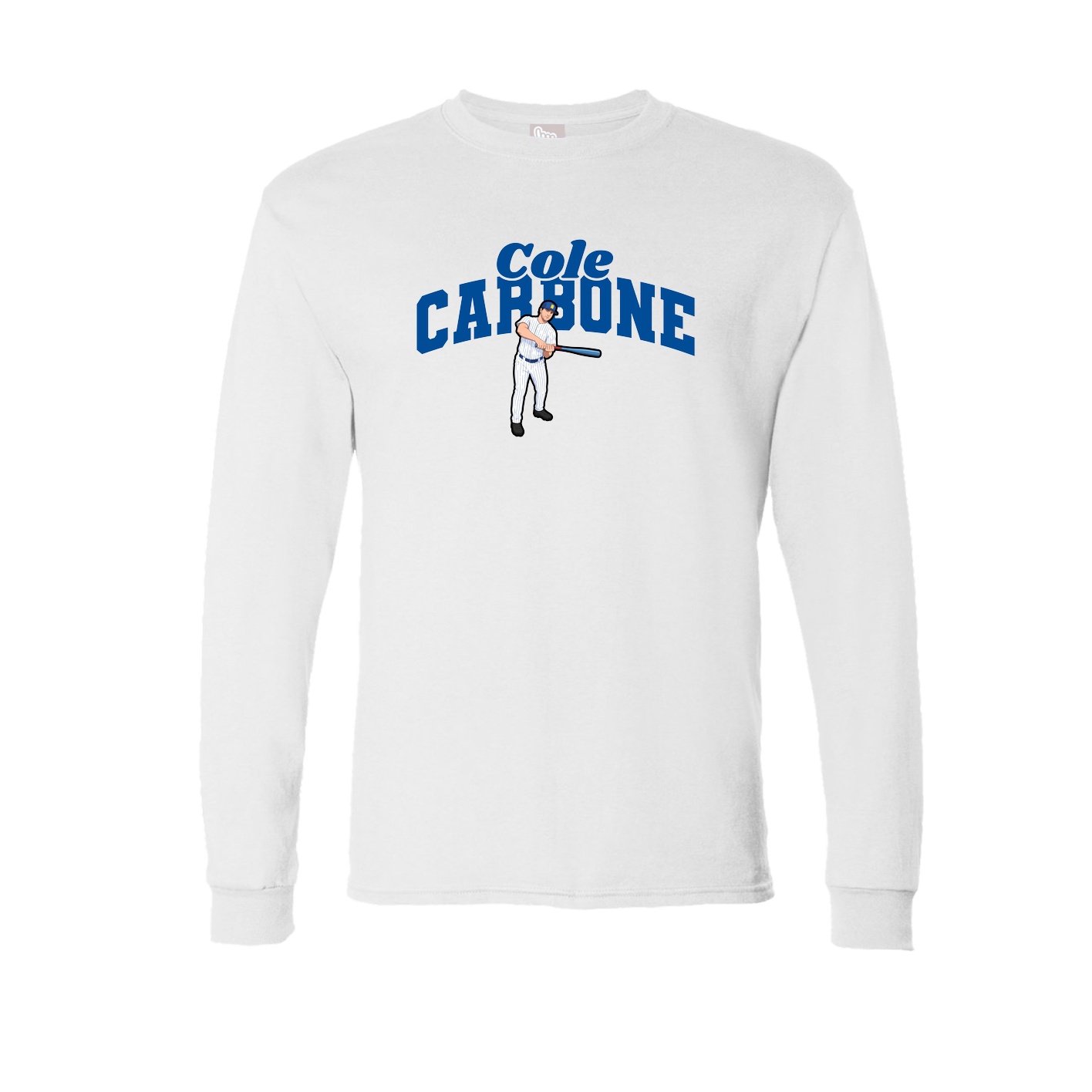 Long Sleeve Tee — Signature Arch in White