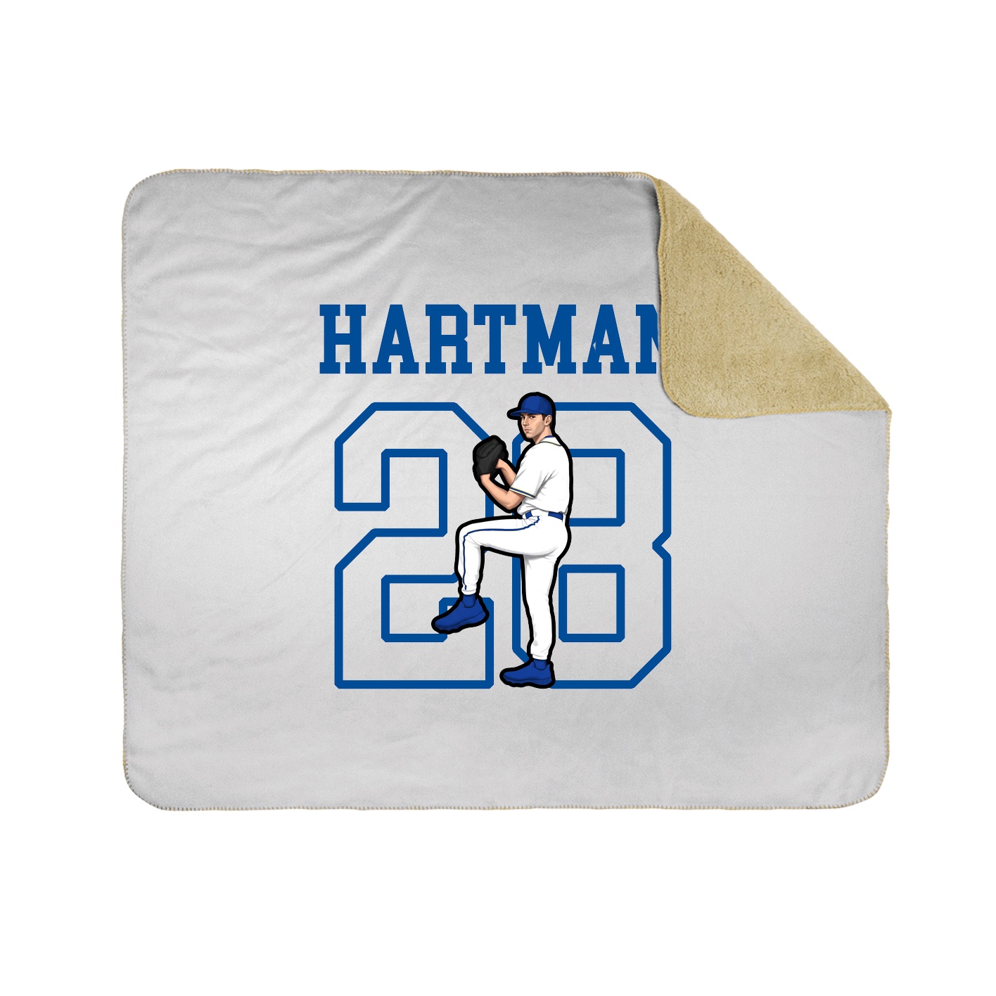 Throw Blanket — Shirsey in White