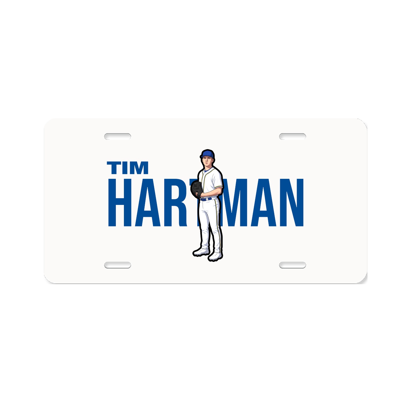 License Plate — Player Name in Classic