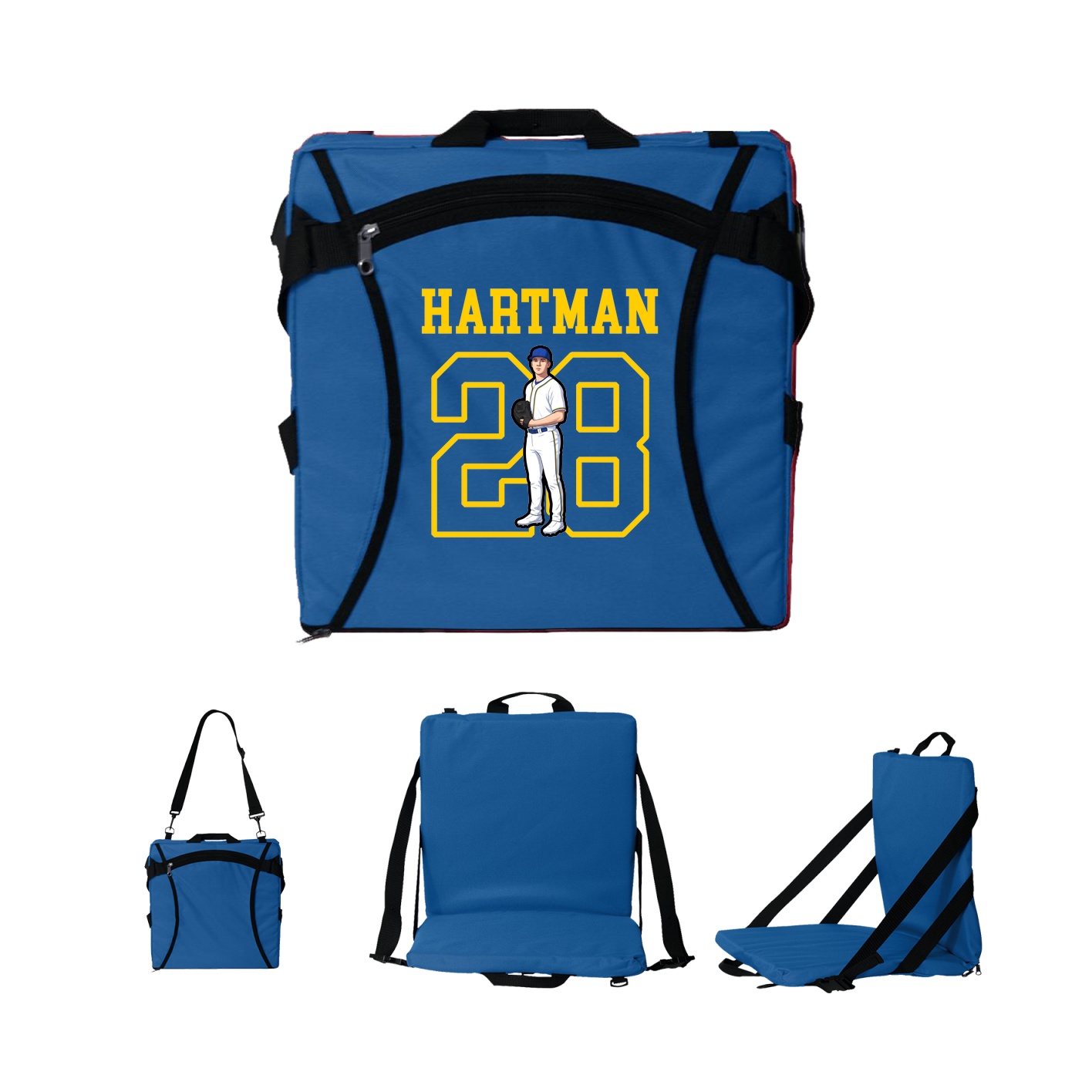 Folding Stadium Seat — Shirsey in Royal