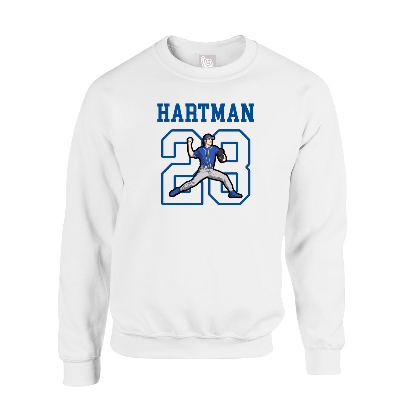 Fleece Crew — Shirsey in White