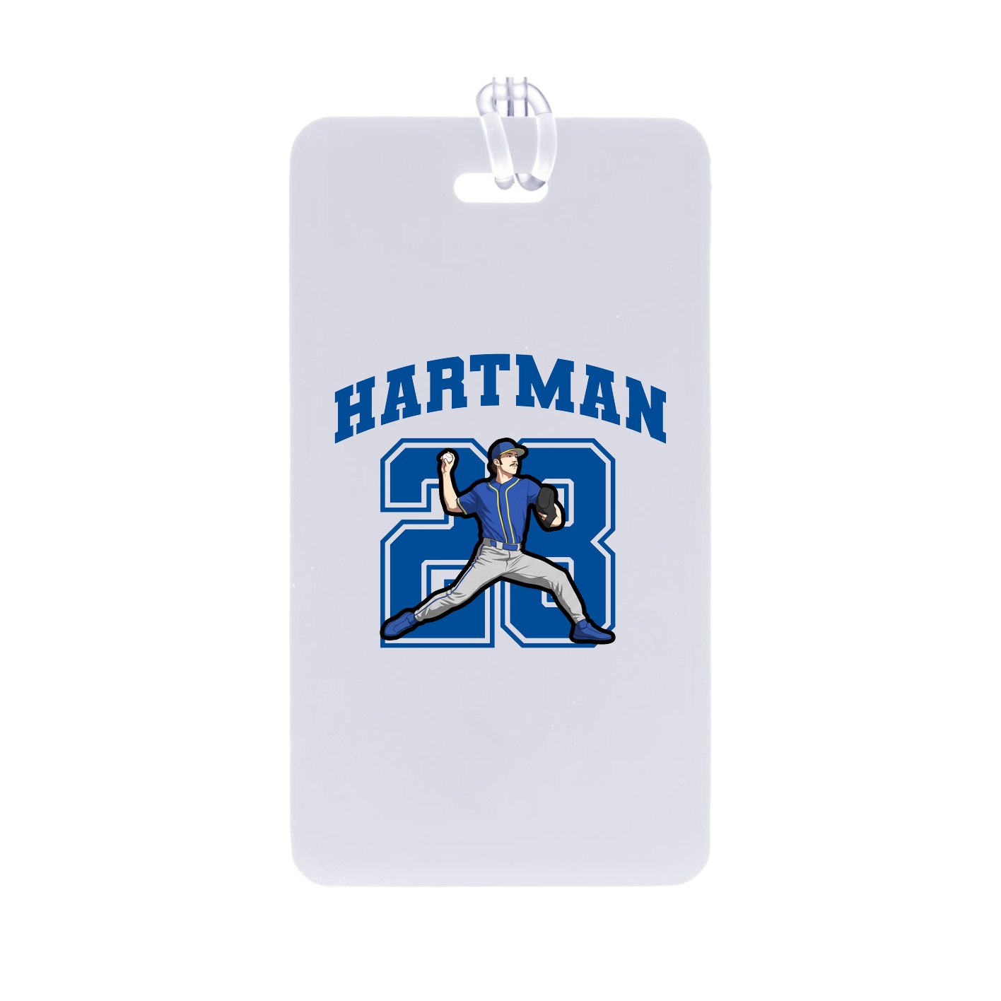 Bag Tag — Number in Classic