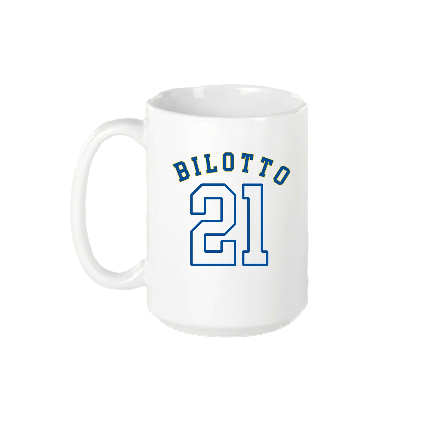 15oz Coffee Mug — Shirsey Arch in White