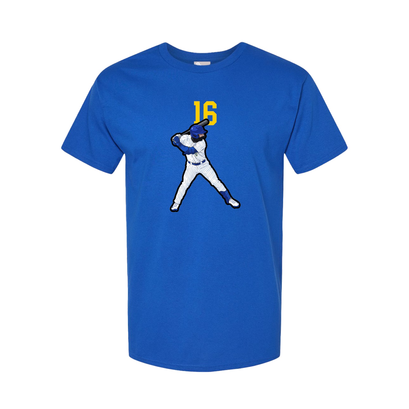 Tee — Number Top in Royal