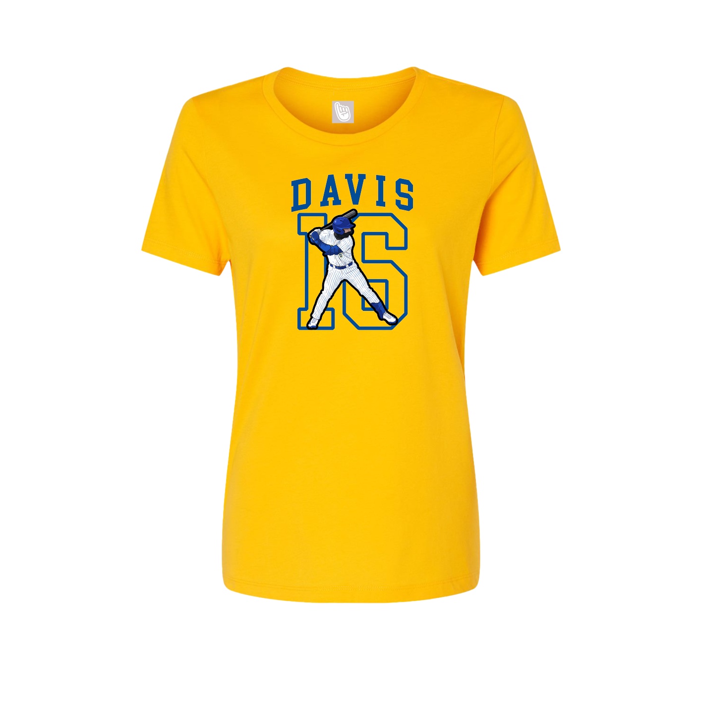 Fitted Women's Tee — Shirsey in Gold