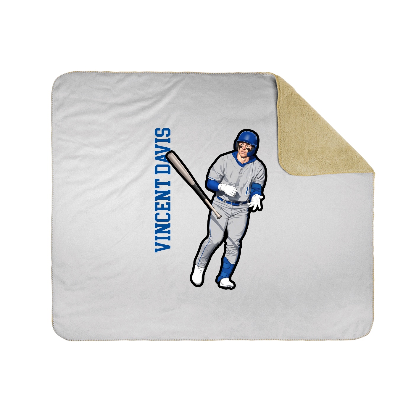 50x60 Sherpa Lined Throw Blanket
