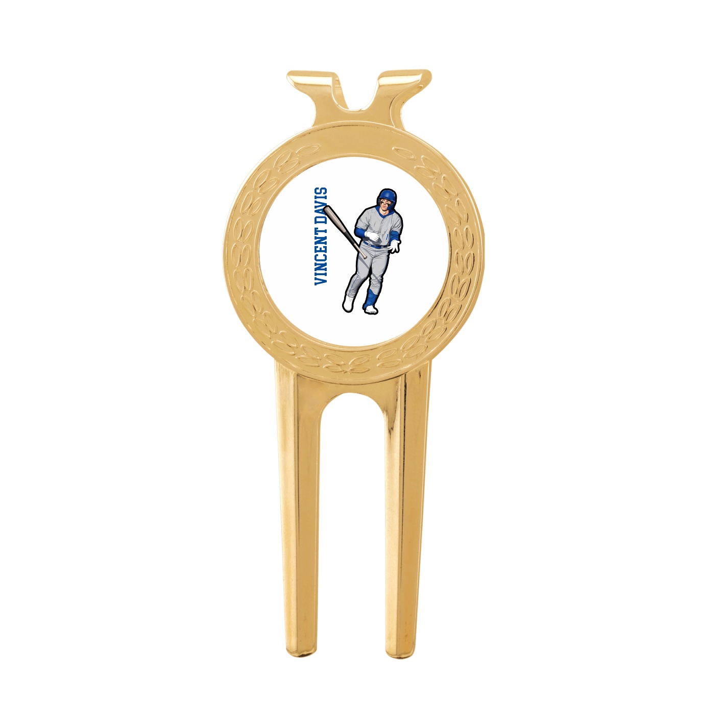 Divot Tool with Ball Marker — Name Vertical in Classic
