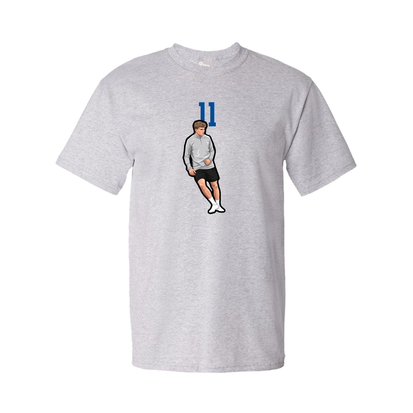 Tee — Number Top in Grey