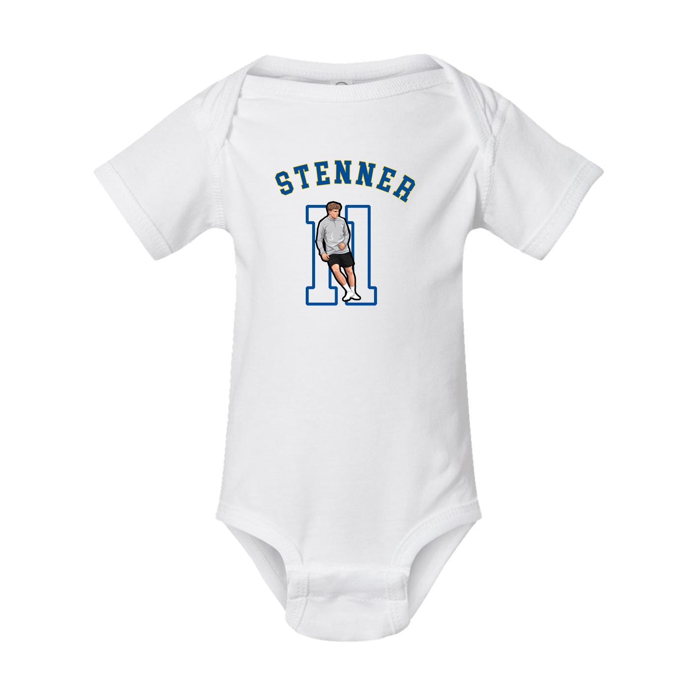 Baby Onesie — Shirsey Arch in White