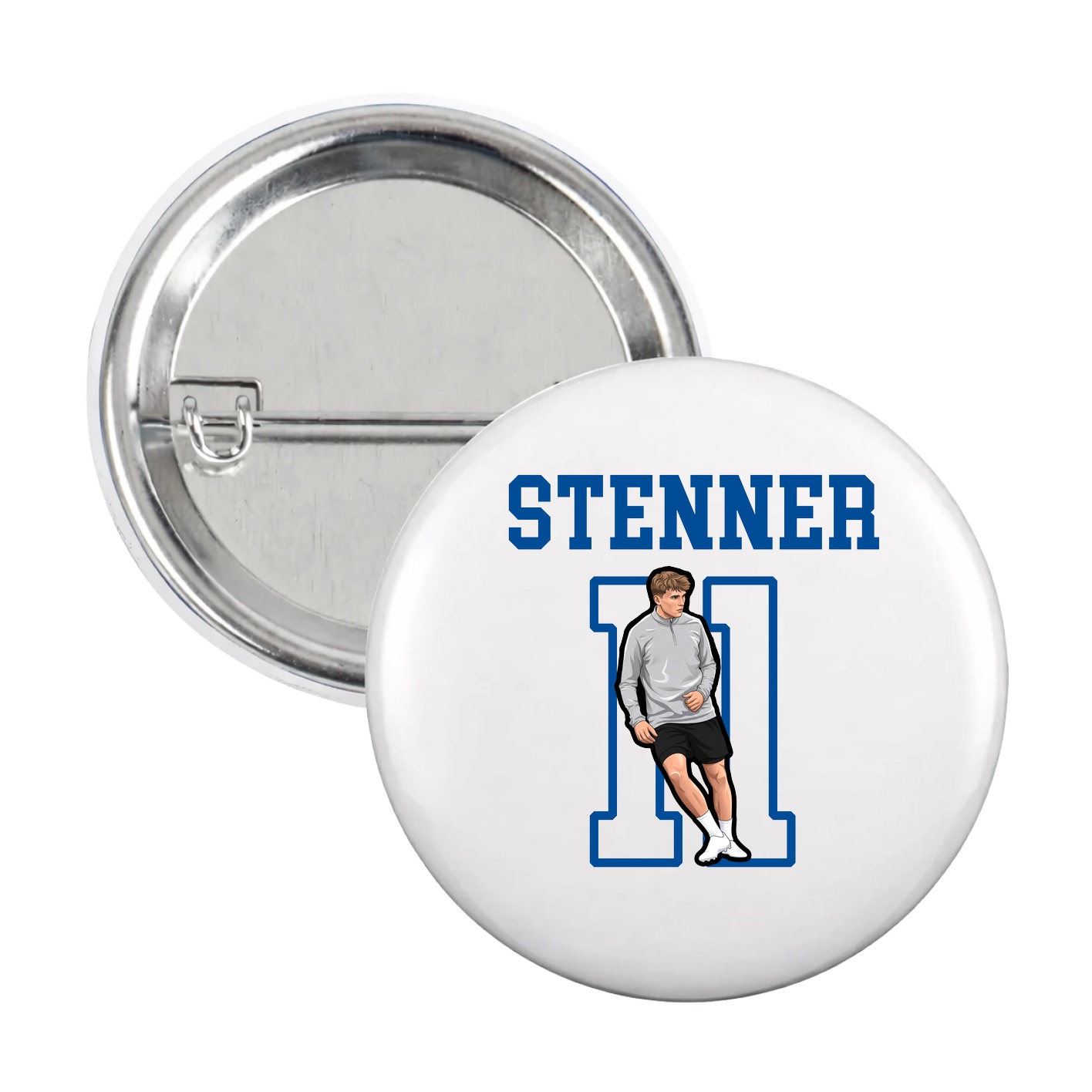 Game Day Button — Shirsey in White