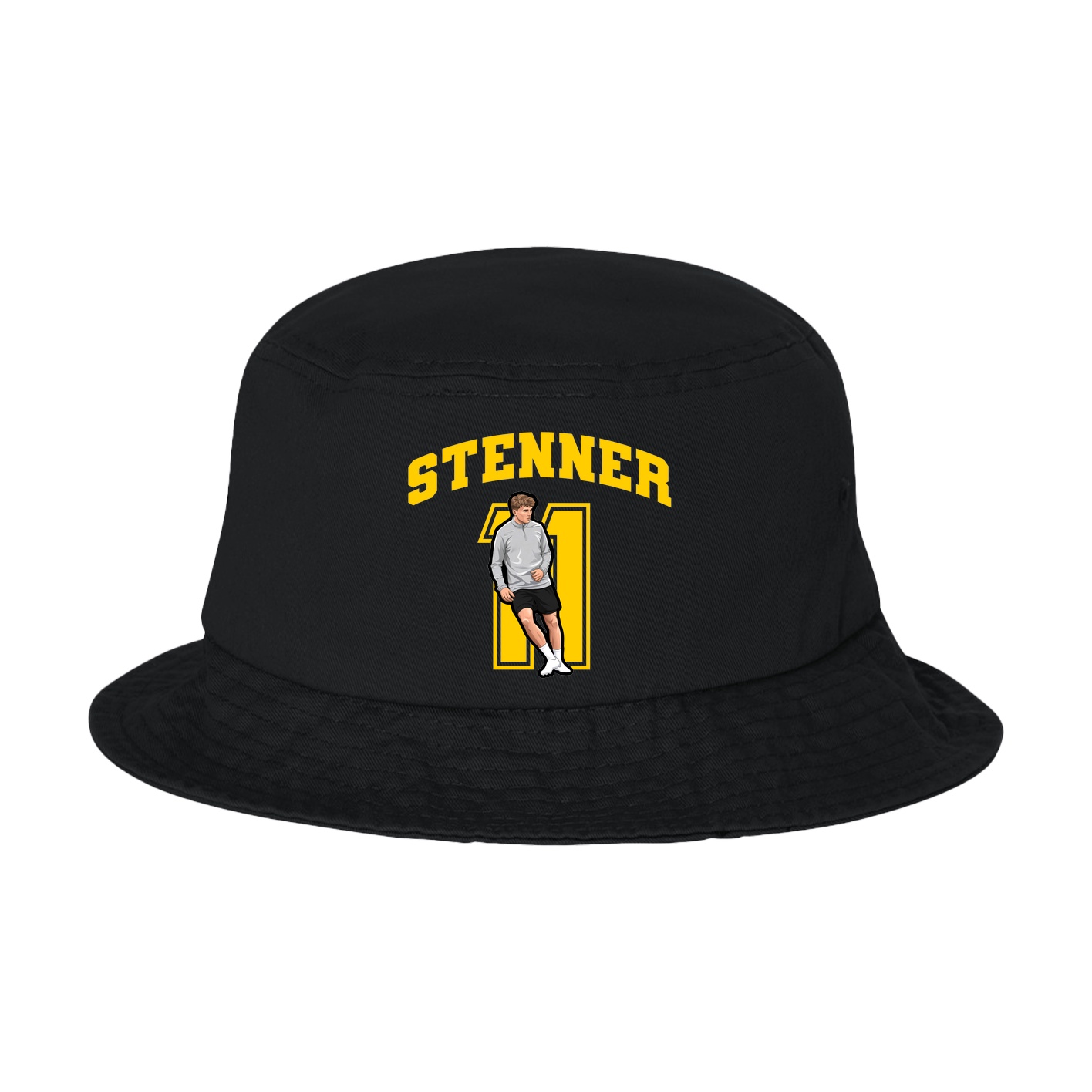 Bucket Cap — Number in Black