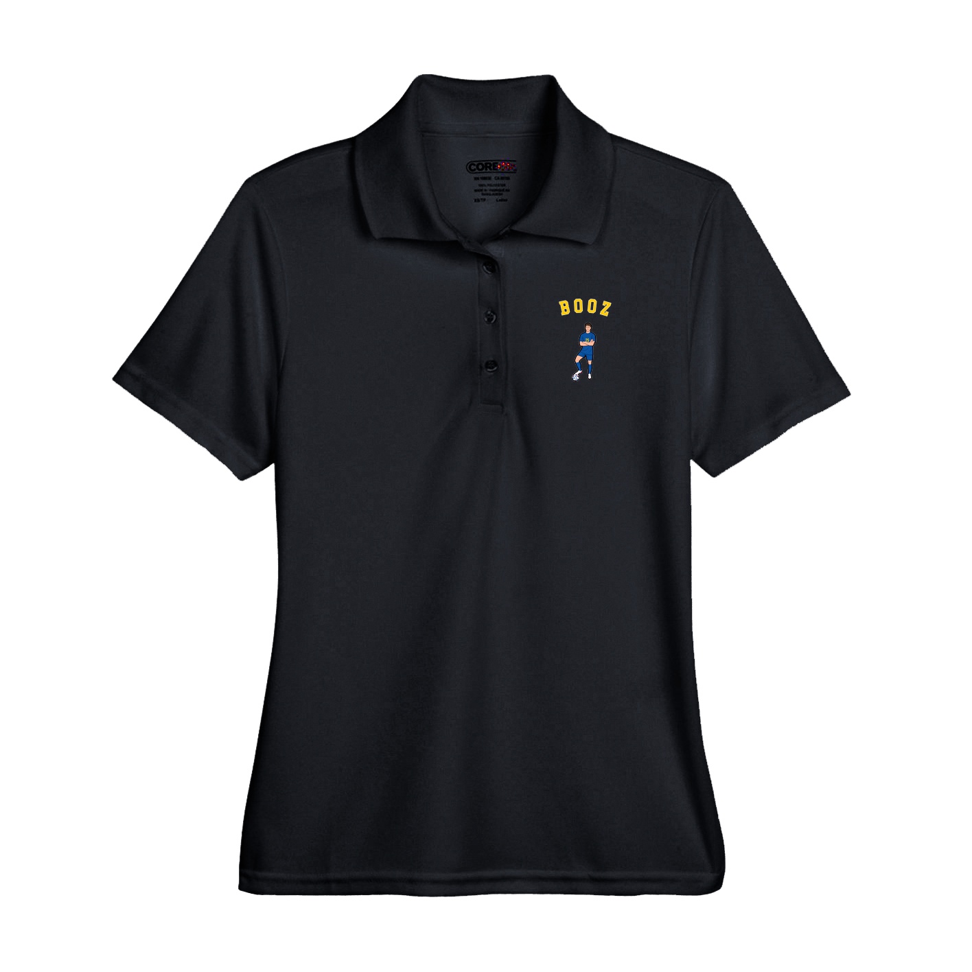 Performance Polo — Shirsey Arch in Black