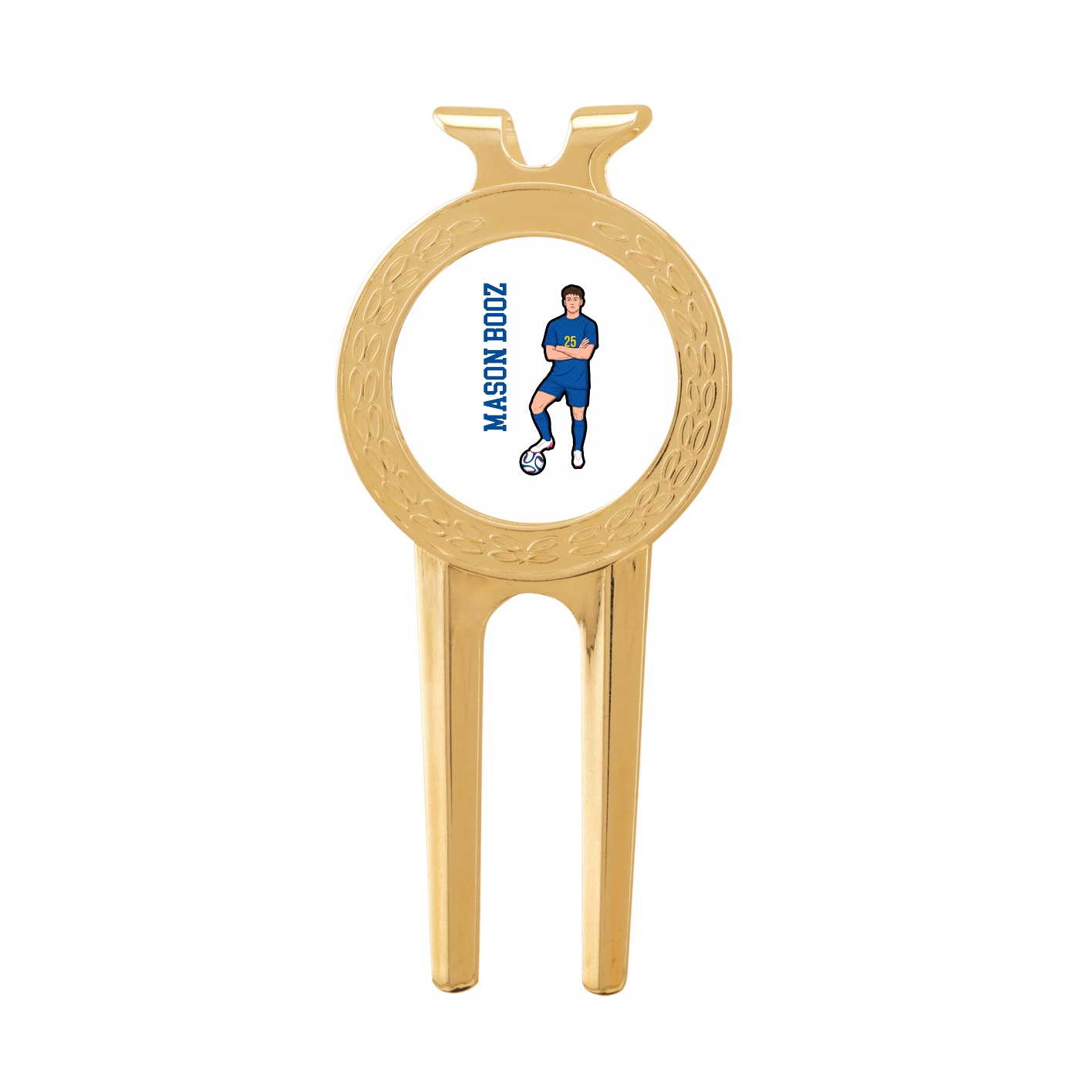 Divot Tool with Ball Marker — Name Vertical in Classic