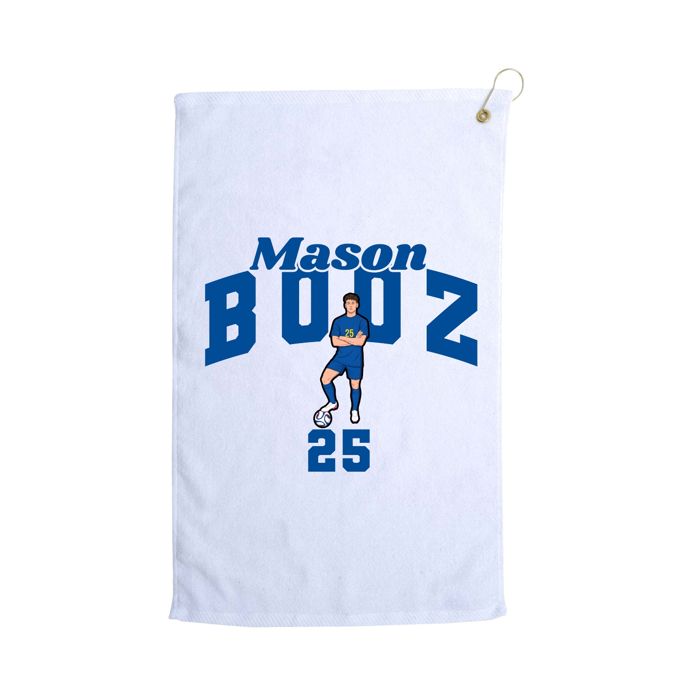 Golf Towel — Signature Arch in White