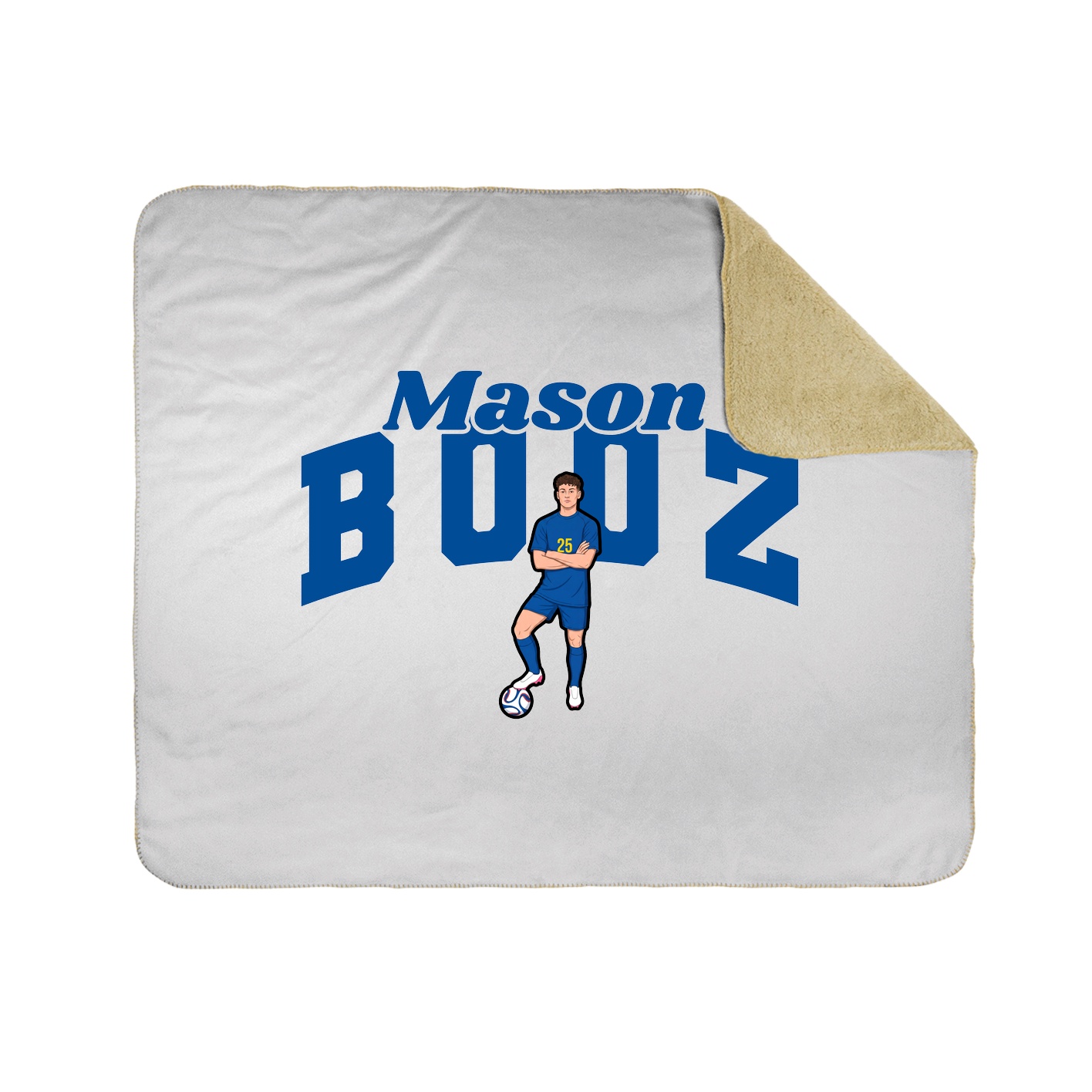 Throw Blanket — Signature Arch in White