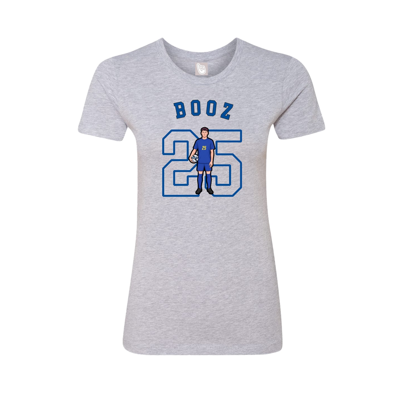 Fitted Women's Tee — Shirsey Arch in Grey