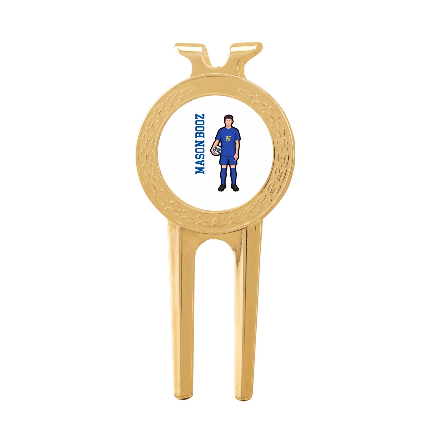 Divot Tool with Ball Marker — Name Vertical in Classic