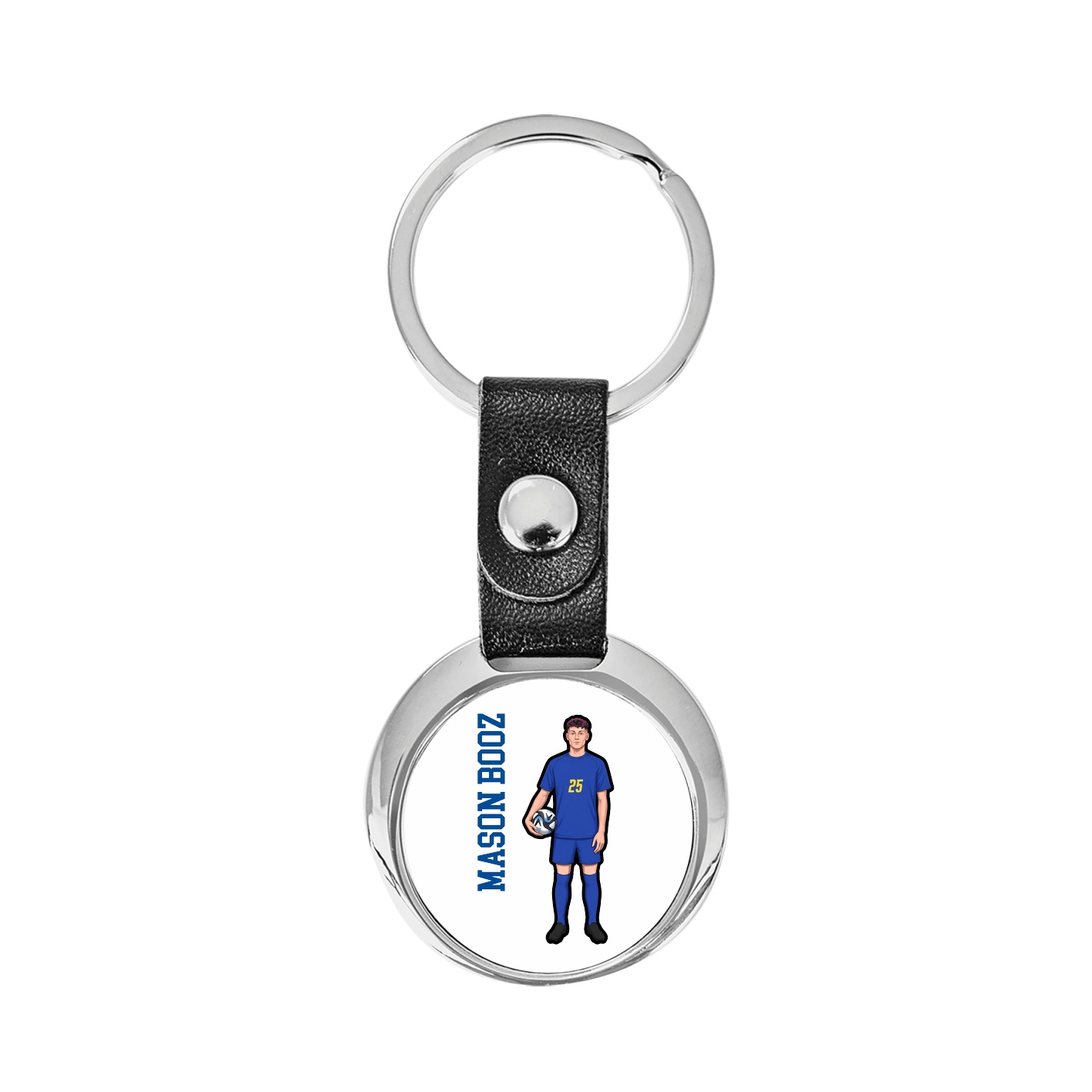 Key Chain — Name Vertical in Classic