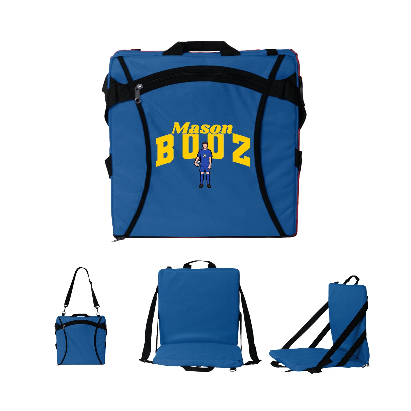 Folding Stadium Seat — Signature Arch in Royal