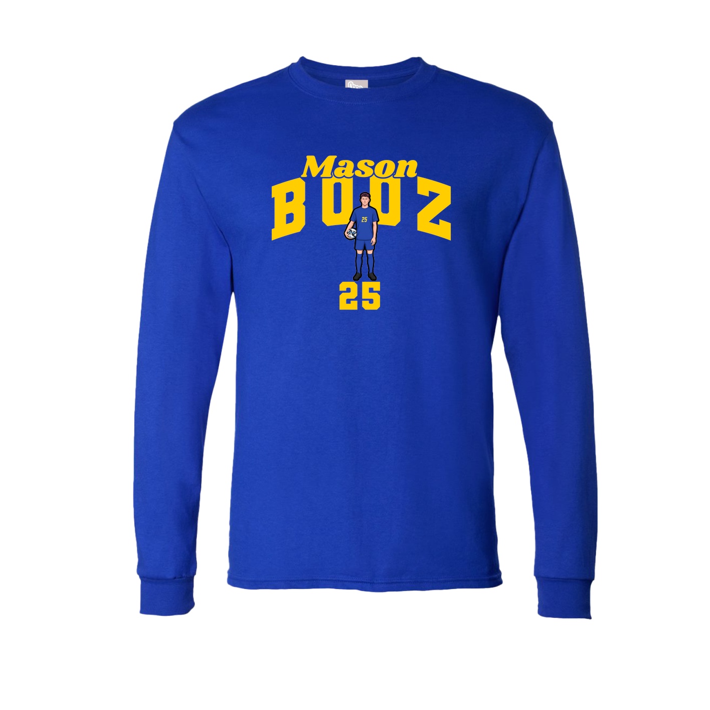 Long Sleeve Tee — Signature Arch in Royal